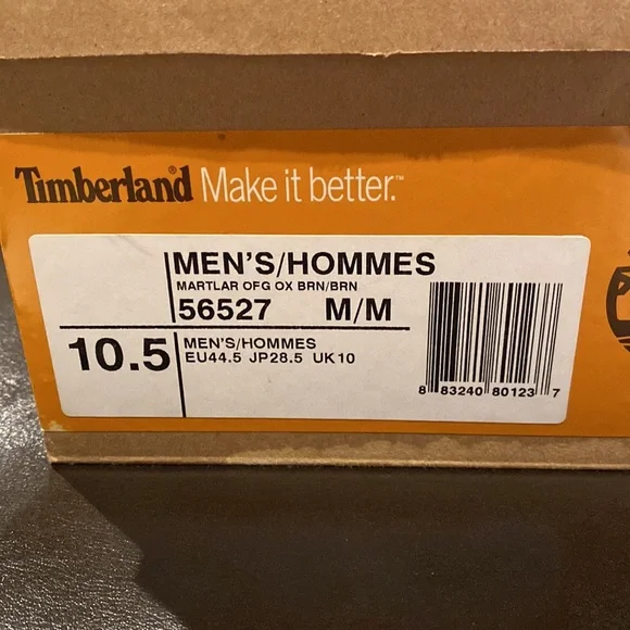 Timberland Men’s “Martlar” Oxford Leather Shoe Sz. 10.5 NIB - Picture 13 of 14